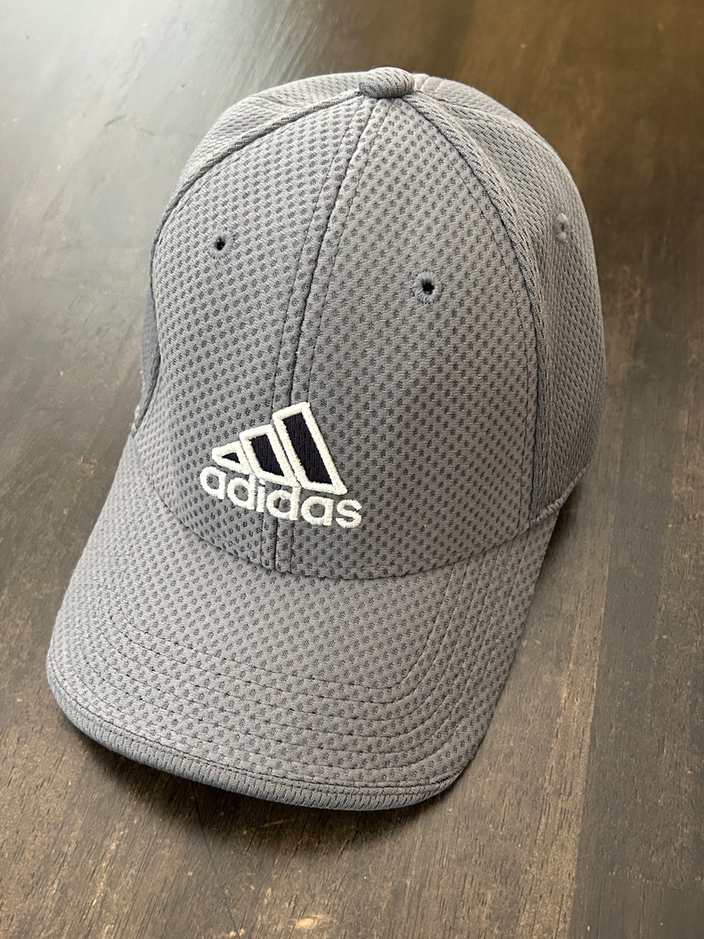 adidas Light Gray Mesh Performance Cap
